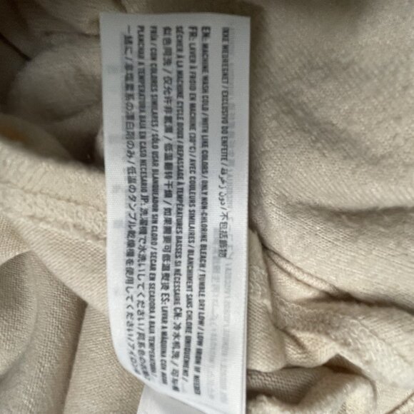 Abercrombie Fitch Sweater Womens Size Medium Ivory Cardigan Long Sleeve Grandpa - Picture 6 of 8